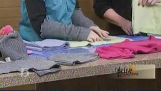 CraftSanity on TV Creative uses for old wool sweaters [upl. by Pages]