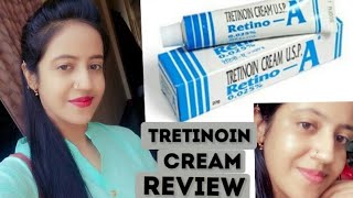 TRETINOIN CREAM USP RetinoA 0025REVIEW how to usebenefits Before amp After Result [upl. by Schargel]