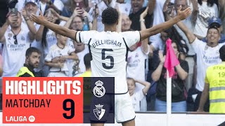 Resumen de Real Madrid vs CA Osasuna 40 [upl. by Nosam]