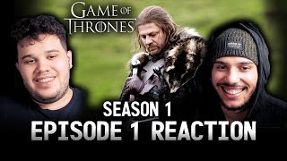 The Game of Thrones Season 1 Episode 1 REACTION  Winter Is Coming [upl. by Eaner]