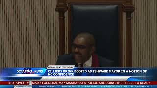 SOWETO TV NEWS  CILLIERS BRINK BOOTED AS TSHWANE MAYOR IN A MOTION OF NO CONFIDENCE [upl. by Silliw]