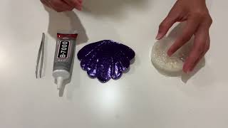 B7000 Adhesive Glue for Crafts  Fabrics with Flatback Pearls [upl. by Amle]