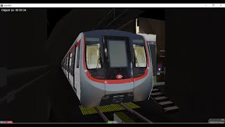 OpenBVE  MTR Tseung Kwan O Line MTR QTrain EMU [upl. by Cerallua928]