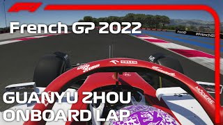 F1 2022 French GP Guanyu Zhou Onboard Qualifying  Assetto Corsa [upl. by Yetta]