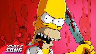 Cursed Homer Simpson Sings A Song Scary The Simpsons Horror Parody Song [upl. by Ennaerb613]