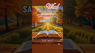 REMEMBER THE SABBATH DAY TO KEEP IT HOLY 1 TRUTH [upl. by Johnette]