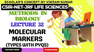 Molecular Markers Types with PYQs  Genetic Marker  Methods in Biology [upl. by Dnalerb]