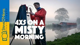 Landscape Film Photography  A Misty Canal and My 4x5 [upl. by Batory622]