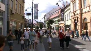 Fahrt durch einige Straßen von Hermannstadt Sibiu • 08082011 [upl. by Kenna]