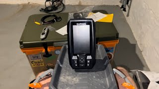 Finally Installed My New Fish Finder on my Kayak  GARMIN STRIKER VIVID 4CV [upl. by Cote490]