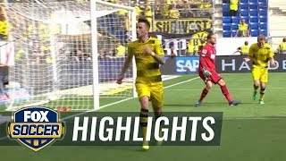 Hoffenheim vs Dortmund  Bundesliga Highlights  FOX SOCCER [upl. by Inohs]