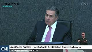 Barroso afirma que uso de Inteligência Artificial é questão de sobrevivência ao Judiciário [upl. by Nwahsak977]