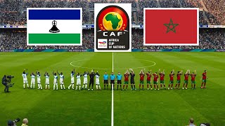 Lesotho vs Morocco  AFRICA CUP OF NATIONS QUALIFICATION 2025 [upl. by Stephens]