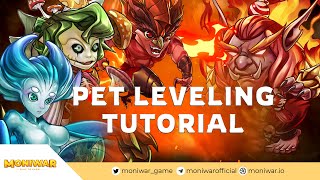 How to level up pet in Moniwar [upl. by Andrej]