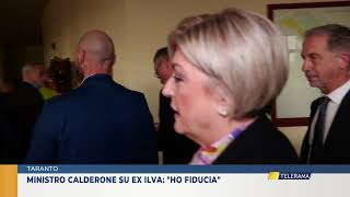 MINISTRO CALDERONE SU EX ILVA quotHO FIDUCIAquot [upl. by Stover]