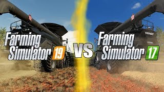 Farming Simulator 2019  New Graphics  FS 19 vs FS 17 [upl. by Neelat]