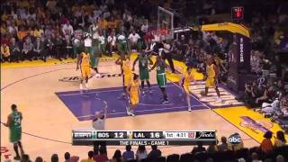 HD2010 NBA final Game1 Full highlight part1 [upl. by Peckham]