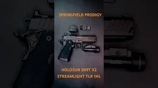 SPRINGFIELD PRODIGY  HOLOSUN 509T X2  STREAMLIGHT TLR 1HL springfield holosun streamlight [upl. by Marou]