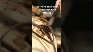 A sneak peak into a traditional koto instrument maker Full video comming soon [upl. by Aicerg411]