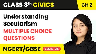 Understanding Secularism  Multiple Choice Questions  Class 8 Civics Chapter 2  CBSE 202425 [upl. by Anitsua263]