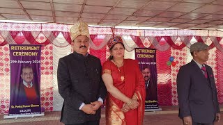 Best Retirement Speech By Principal Cum DPOssDIET Hamirpur viralexfaujivlogs [upl. by Gonroff]