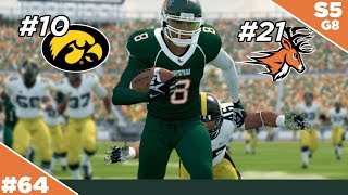 Facing Top 10 Iowa For The Division  Whitetails  NCAA Football 14  Ep 64 [upl. by Tocs728]