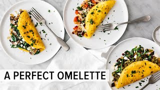 HOW TO MAKE AN OMELETTE  perfect every time [upl. by Ailimac556]