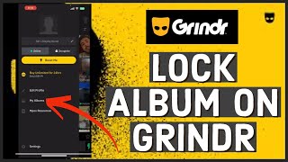 How to Lock Your Album in Grindr Dating App 2023 [upl. by Godrich]