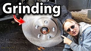 How to Fix Grinding Brakes on Your Car Rotors [upl. by Jemena]