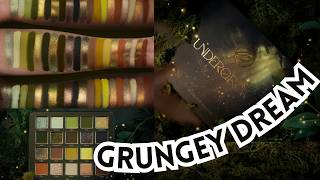 Swatching amp Comparing The NEW Undergrowth Palette by Cosmic Brushes [upl. by Regnij]