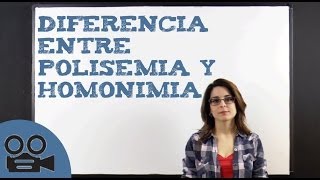 Diferencia entre polisemia y homonímia [upl. by Audri]