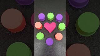 Asmr forms love with sand and colorful circles of sand [upl. by Abbottson]