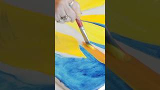 Quick amp Easy Brushwork for Dynamic Paintings shorts [upl. by Tirb715]