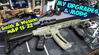 Smith amp Wesson MampP 1522 🛠️ Upgrades amp Mods w Links rifle optic upgrade [upl. by Imled602]