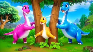 Brontosaurus on a Wild Food Quest  Funny amp Crazy Dinosaur Adventures [upl. by Niret]