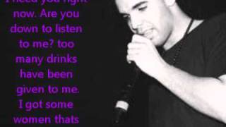 Drake marvins room LYRICS [upl. by Arria705]