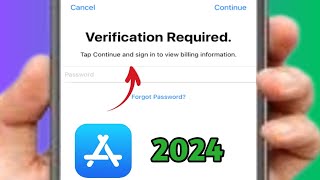 how to stop verification required on app store 2024  Fix verification required on App Store [upl. by Darahs952]