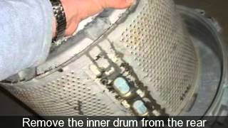 How to change the Drum Bearings and Bearing Seal on a Hotpoint Washing Machine [upl. by Nebur447]