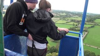 Bungee Jump Chepstow 400ft [upl. by Rheims449]