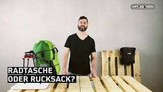 Radtasche oder Rucksack Beides [upl. by Parshall432]