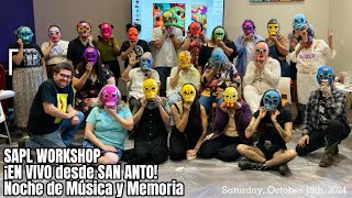 San Antonio Public library workshop in preparation for Noche de Música y Memoria [upl. by Renell]