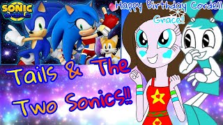 Tails and Two Sonics Jenny and Madison React to Sonic meets Sonica Tails Plays Sonic World [upl. by Agustin363]