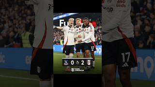 Fulham vs Crystal Palace Highlights [upl. by Felicity752]