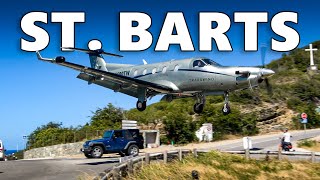 INSANE Plane Spotting in ST BARTS Gustaf III Airport SBHTFFJ 4K [upl. by Hutchins402]