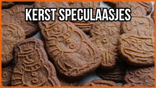 Kerst Speculaasjes  Traditioneel Koekjes Recept  How To Make  dekeukenvanjordi [upl. by Sherurd]