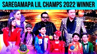 Sa Re Ga Ma Pa Little Champs 2022 Winner  Grand Finale Saregamapa 2022  Jetshen Lama Winner SRGMP [upl. by Coniah]