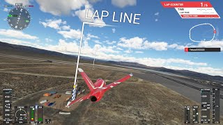 MSFS 2020  RENO AIR RACE  L39C Pipsqueak  Timetrial [upl. by Ainafetse]