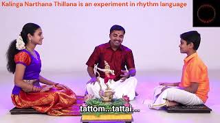 KalingaNarthanaThillanaexperimentrhythmlanguage [upl. by Esilehc]