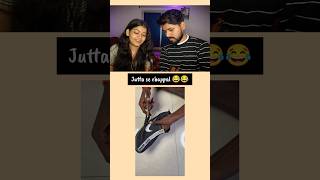 Jutta se chappal banane ka ninja technique 😅😂 shorts neham funny reactions [upl. by Ymmij]