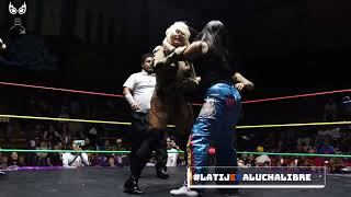 Estrellita Zira y Tanzanian Devil Vs Ayako Hamada Machero y Diosa Quetzal Arena Neza [upl. by Worthington520]